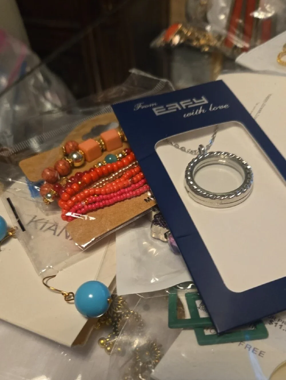 All Wearable Jewelry New On Card  24 Items